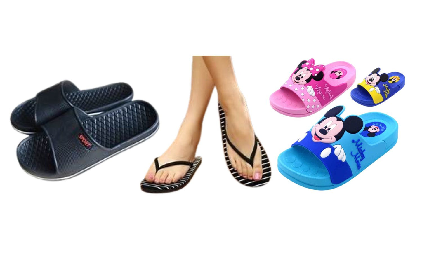 A89 - MIXED SLIPPERS # 1