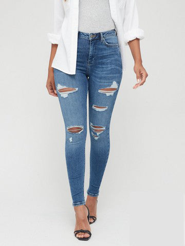 A58 RJ - Women's Ripped Jeans # 1